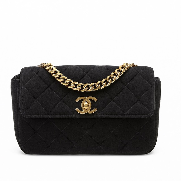 Chanel CC Vintage Mini Classic Quilted Square Single Flap Crossbody Bag Purse - Picture 1 of 16